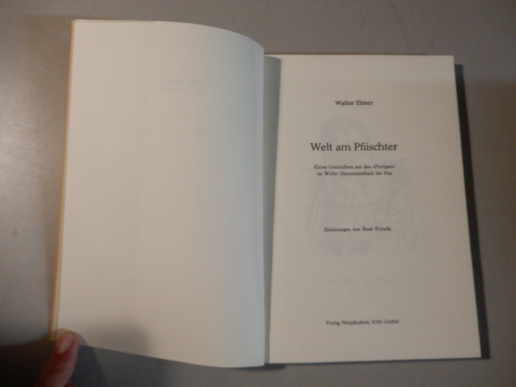 Libri: Walter Elmer "Welt am Pfifschter" Geschichten Buch – Usato da Erstfeld venduto da Mario_boe0 2