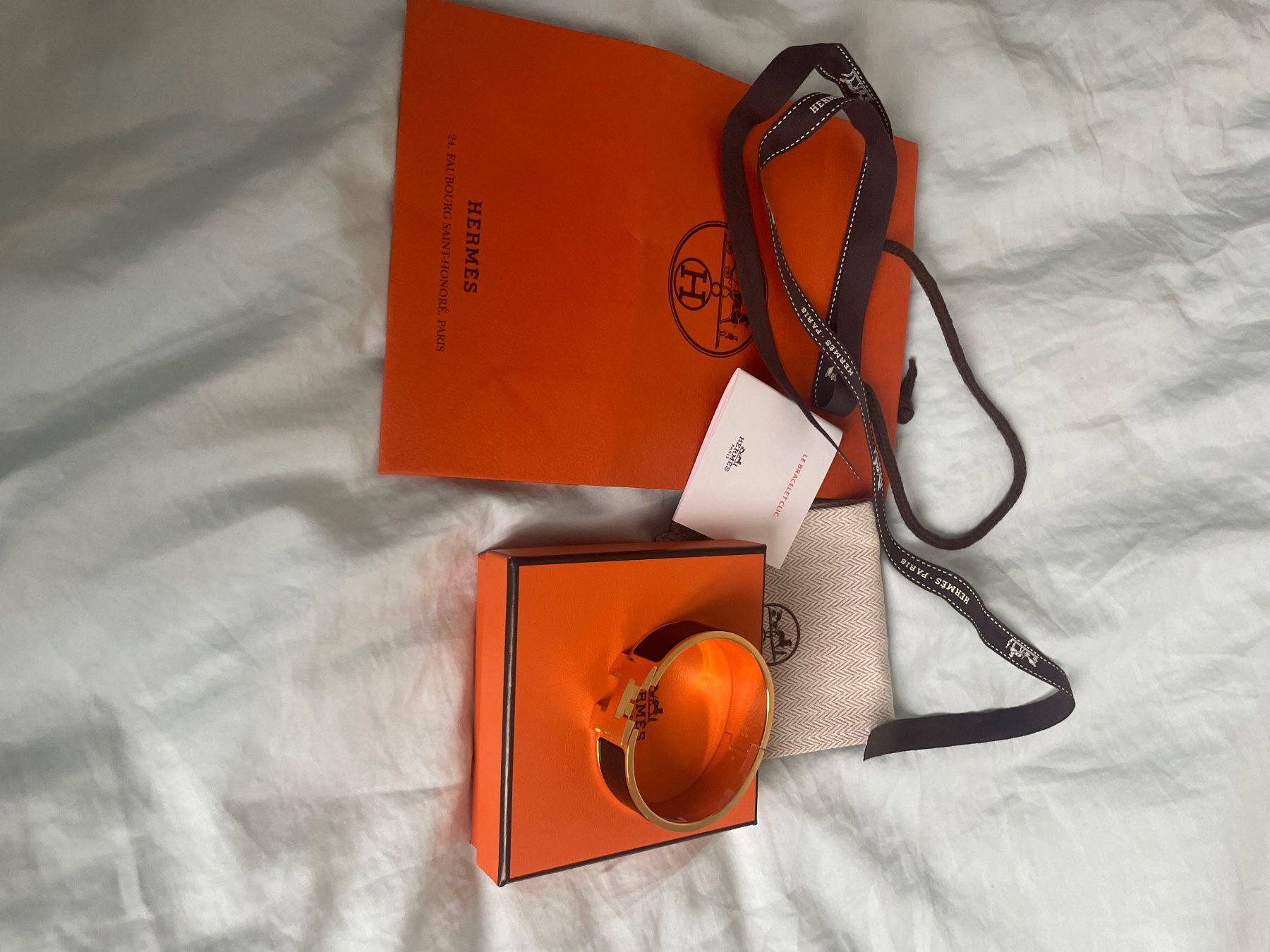 Hermès Bracciali & Braccialetti: Hermes Clic Clac H Bracelet – Nuovo e nell'imballaggio originale da Oberhasli venduto da Tina_So 4