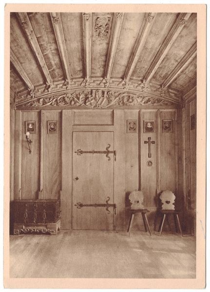 Cartoline postali: Basel, Bischofshof, Arbeitszimmer – Usato da Frauenfeld venduto da POML