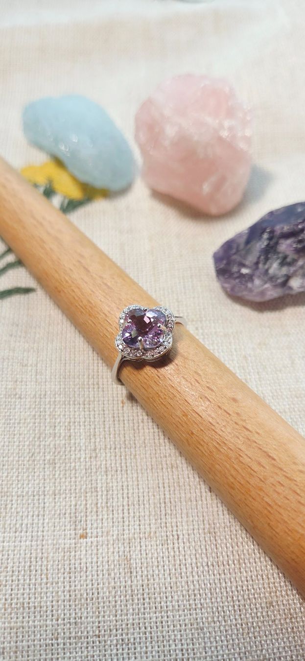 Anelli: NEW - S925 Amethyst Ring (Adjustable) – Nuovo (secondo la descrizione) da Zürich venduto da cin_wcf6 5