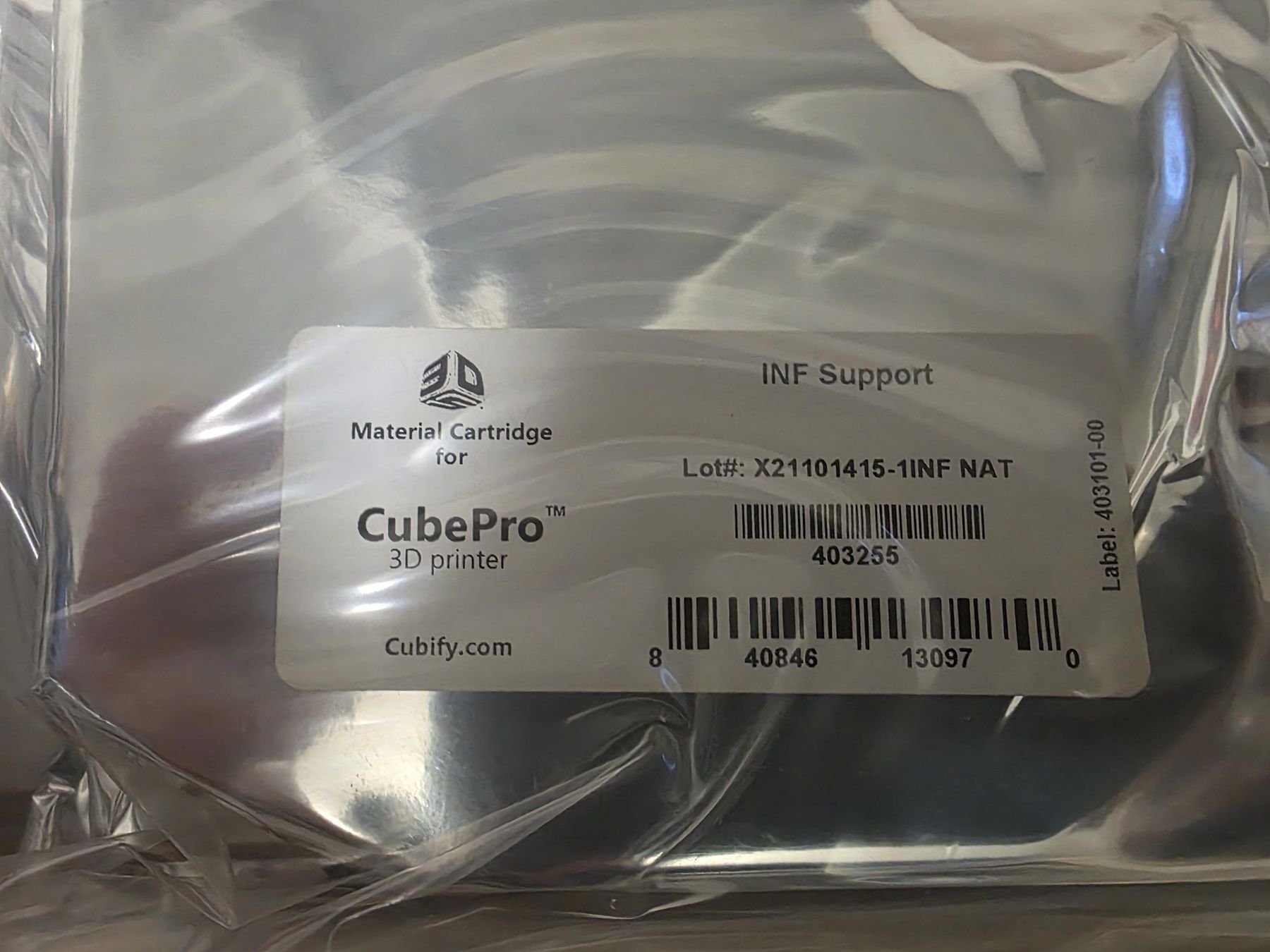 Stampanti 3D: CubePro 3D Drucker Material Kartusche INF Support – Nuovo (secondo la descrizione) da Bern venduto da CookieMonster82