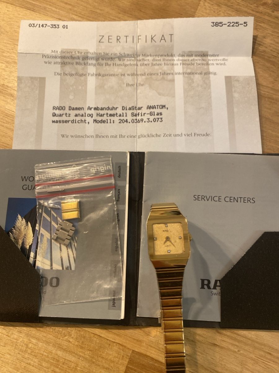 Rado Uhren: Rado Armbanduhr Diastar – Defekt aus Schwyz von rat-race