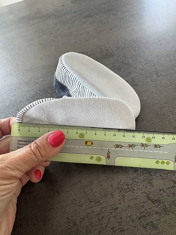 Scarpe per ragazzi: Lederfinkli neu blau/weiss Stern – Usato da Wangen SZ venduto da CND1203 3