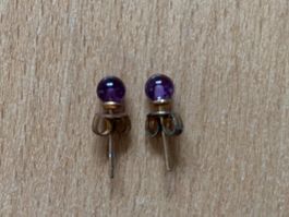 Ohrstecker Amethyst, 5mm