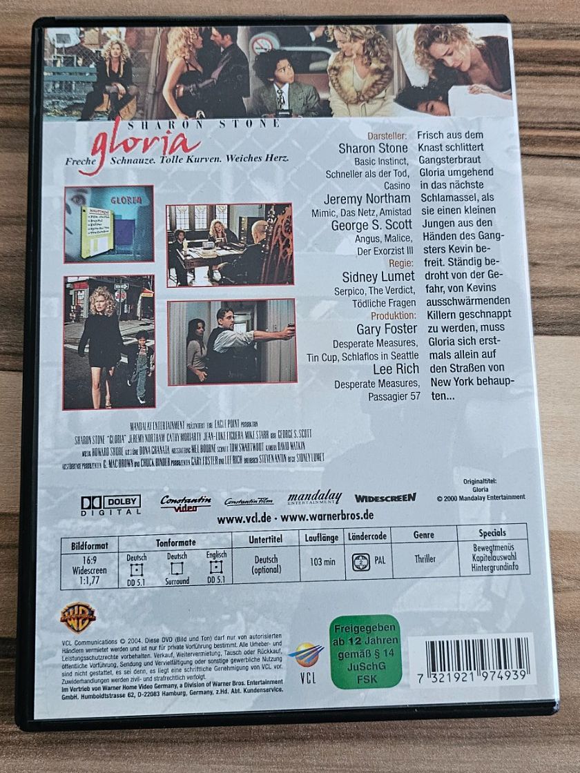 Tous les DVDs: GLORIA mit Sharon Stone/ DVD – D'occasion à Geuensee par jes_9xyk 1