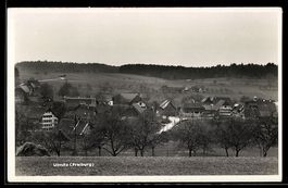 AK Ulmiz /Freiburg, Ortsansicht aus der Vogelschau