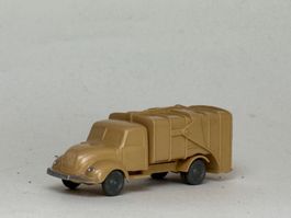 GB- Wiking Magirus Müllwagen beige unverglast