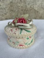 Stoff Schachtel romantisch/boite tissu fleurs