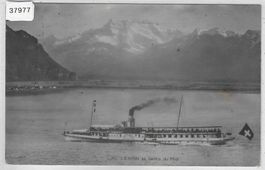 Lac Leman - Bateau-salon "La Suisse" Dampfschiff