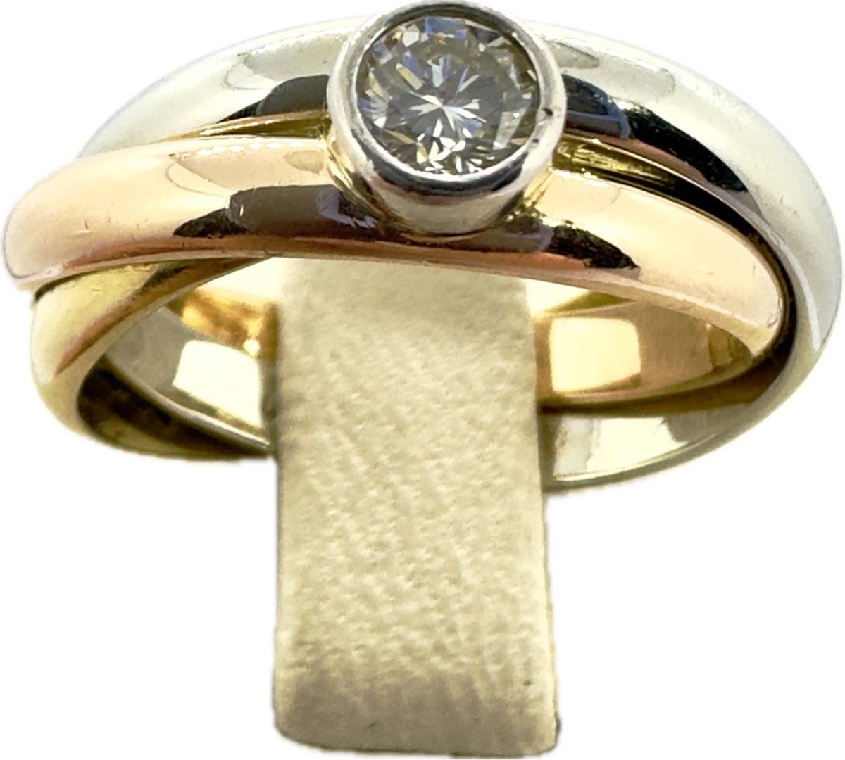 Ringe: 750/18 Karat Gold Ring mit 028 CtBrillant – Gebraucht aus Murg von MTGold 2