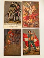Bundesfeier-Karten 1910-19, Kat. 1-27a ungebraucht + 1917 Se