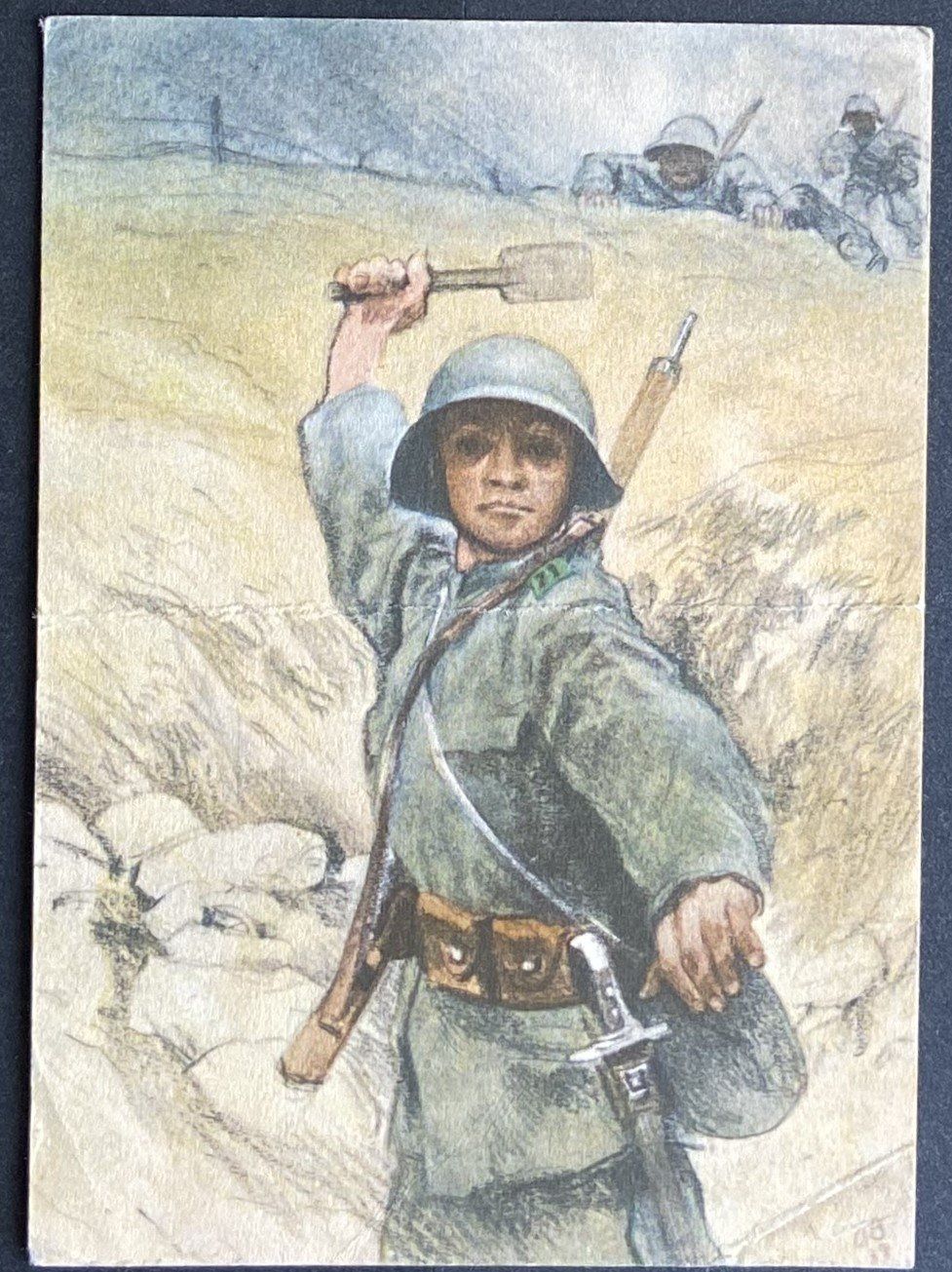 Cartoline postali: 4 AK Karten mit Militär – Usato da Böckten venduto da Hansi36 6