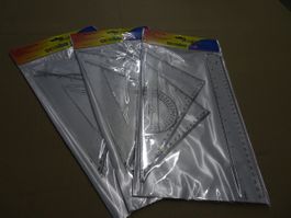 3 Pack à 4Stk. diverse Lineale