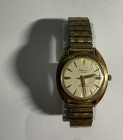 Optima Vintage-Uhr mit Metallzugband