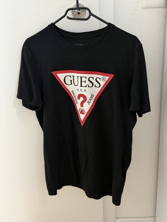 T-Shirt Guess Eco schwarz Slim Fit Grösse S gebraucht