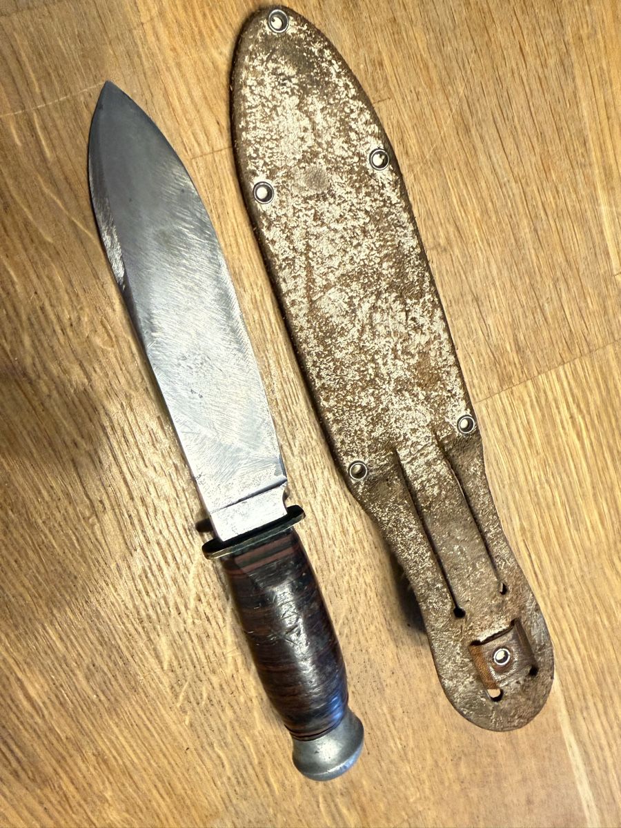 Solingen Accessori: Jagdmesser W.W. Solingen mit Scheide – Usato da Goldach venduto da Messerguru 4