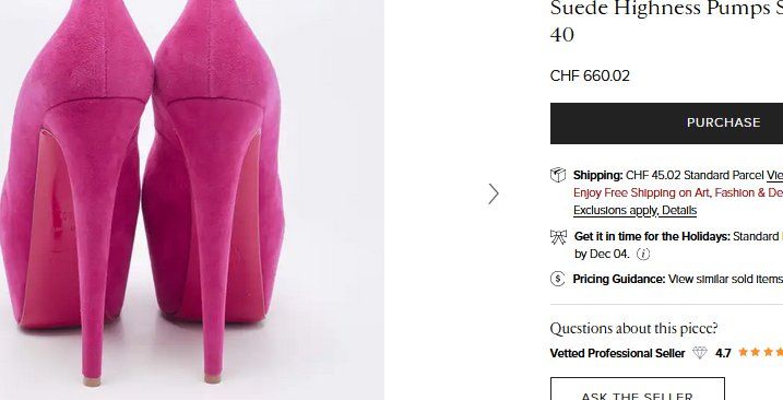 Christian Louboutin Scarpe da donna: Pumps Christian Louboutin .36 – Usato da Collonges venduto da Auganien 9
