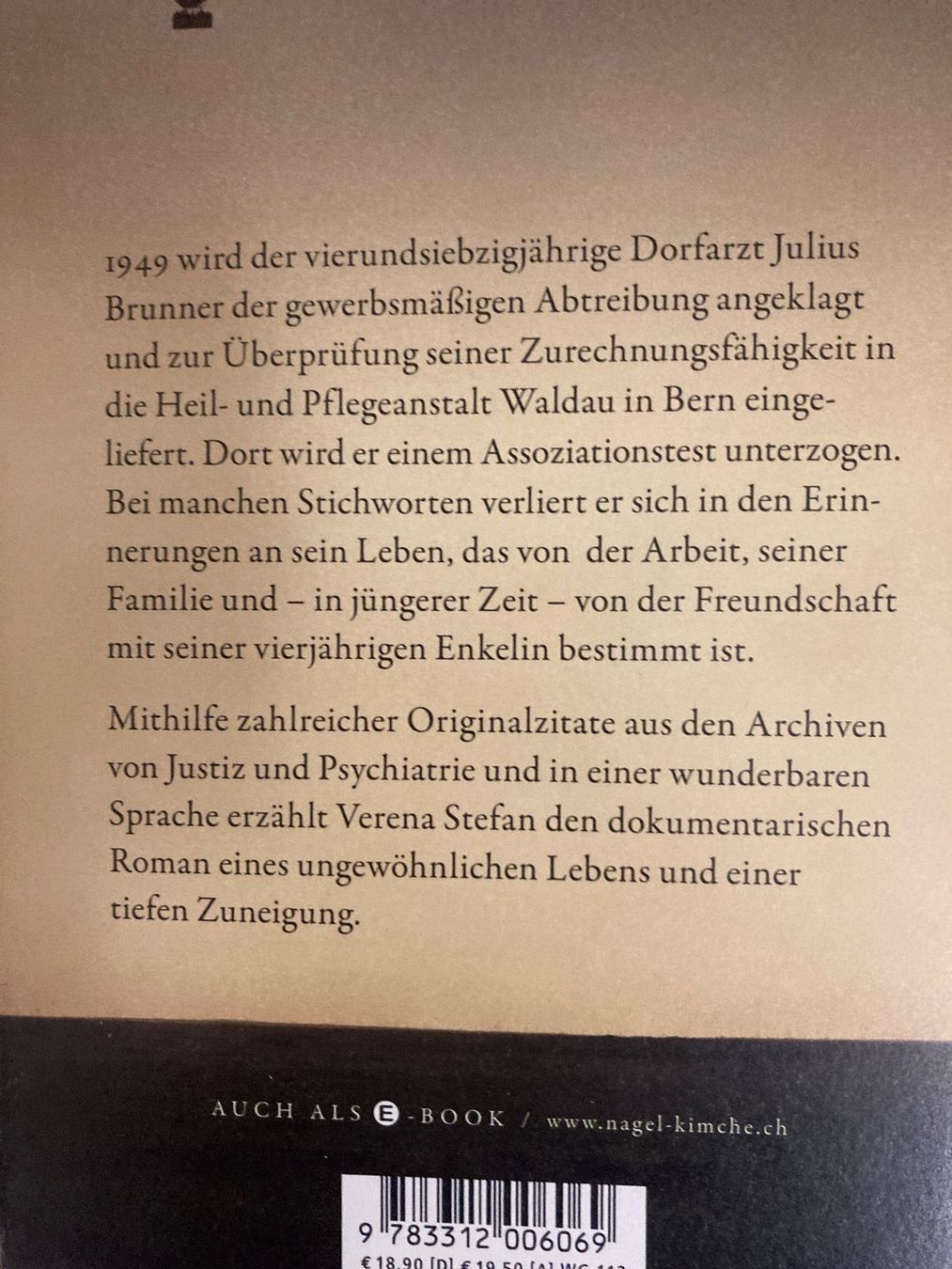 Libri: Die Befragung der Zeit (Verena Stefan) – Nuovo e nell'imballaggio originale da Zollikofen venduto da schildi13 1