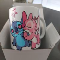 Süesse Tasse mit Stitch & Angel Motiv Neui