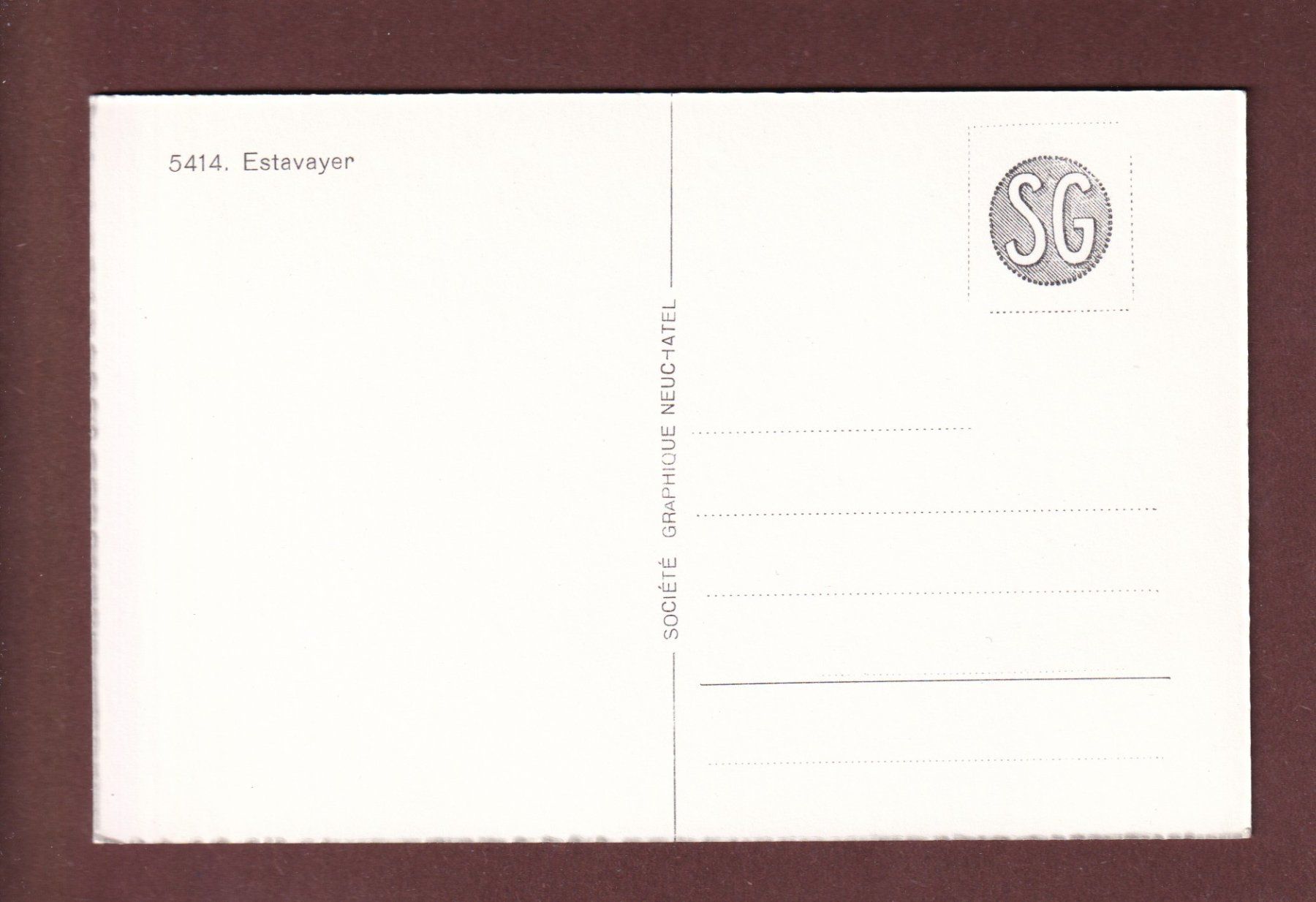 Ansichtskarten: ESTAVAYER - Porte – Gebraucht aus Pully von nicecards-shop 1