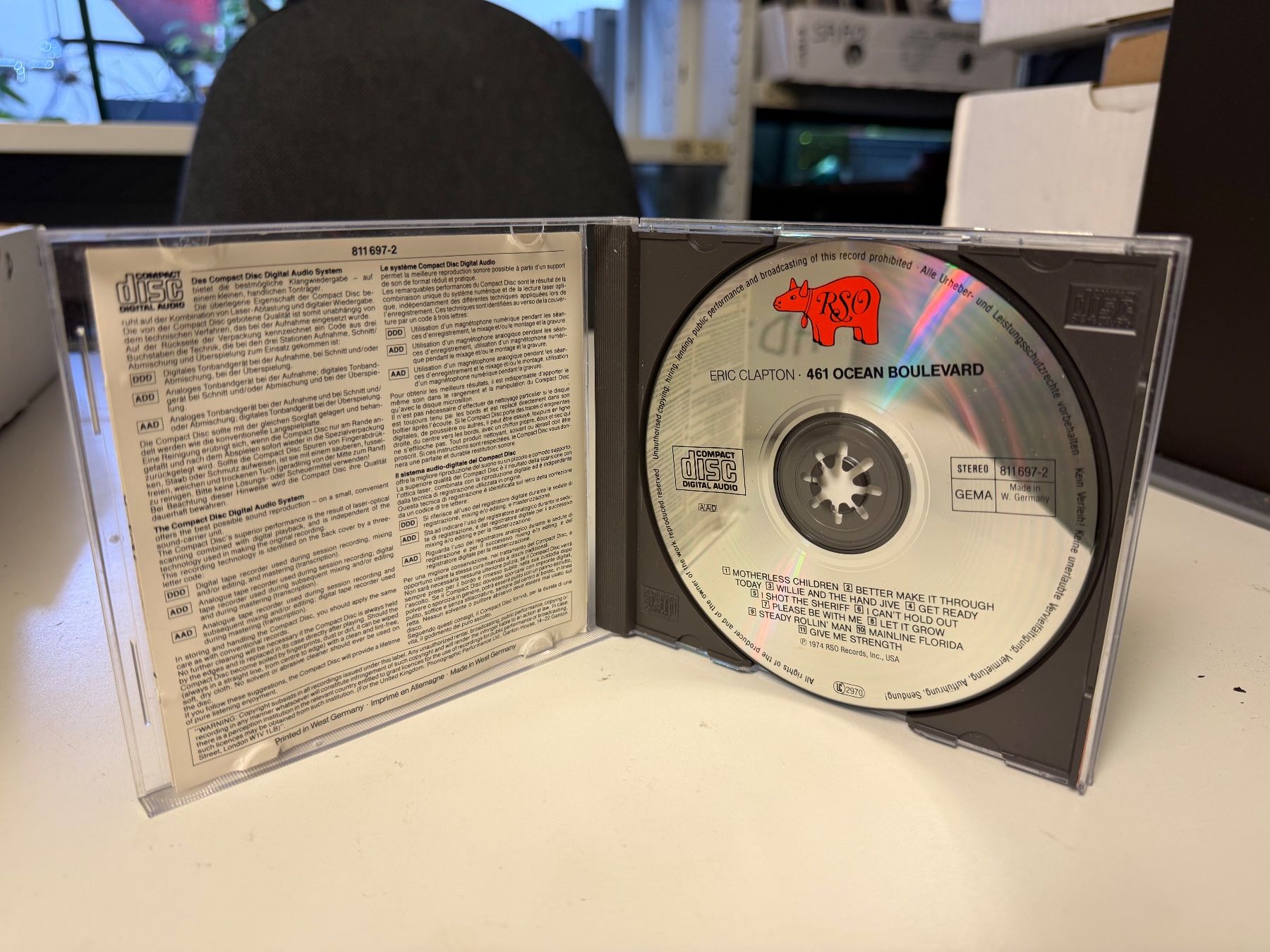 CD: Eric Clapton - 461 Ocean Boulevard - HD23D – Usato da Küsnacht ZH venduto da Jazztilldawn 2