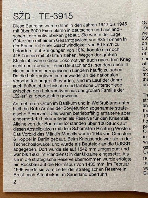Märklin Modellini di ferrovie: Märklin 37159 - TE 3915 – Nuovo e nell'imballaggio originale da Adelboden venduto da diana_ch 7