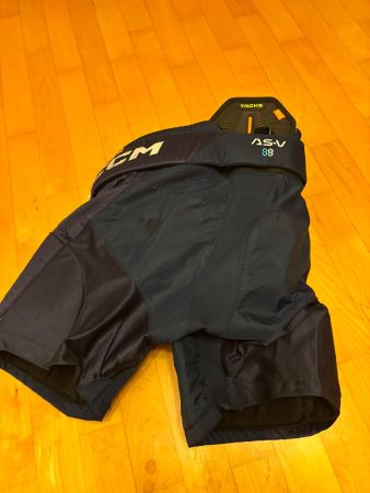 CCM Tacks AS-V Eishockeyhose JR L (Navy Blau) – Top-Zustand!