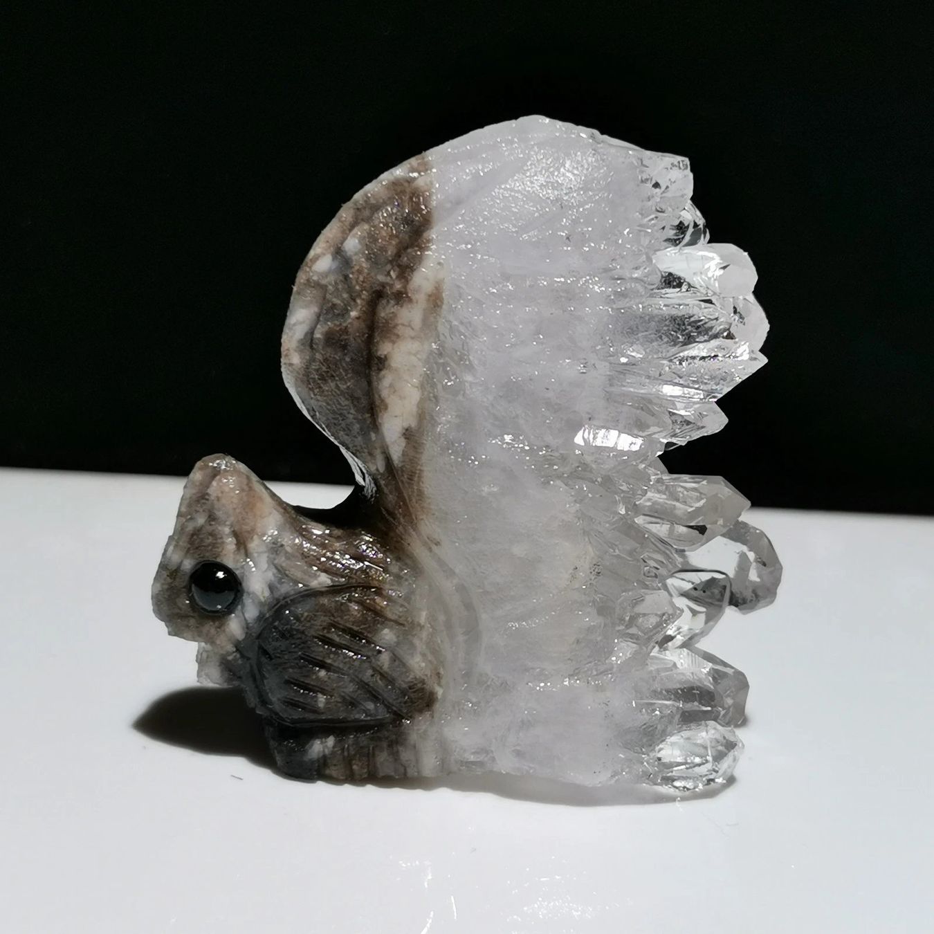 Pietre preziose: Miniature Eichhörnchen Statue Bergkristall Ecureuil Cristal – Nuovo (secondo la descrizione) da Prilly venduto da ilyria73 5
