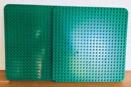 LEGO DUPLO - 2x Grundplatte grün