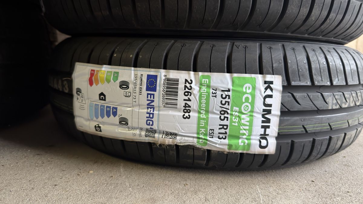 Kumho Pneumatici & Ruote complete: NEUE Kumho 155/65/13 Sommerreifen – Nuovo e nell'imballaggio originale da Oetwil am See venduto da txsty 1