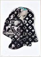 Death NYC Ltd Ed Pop Art Druck " Vuitton Darth Vader Mask