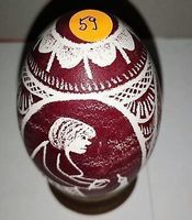 Gänseosterei auf Sockel  (59)
