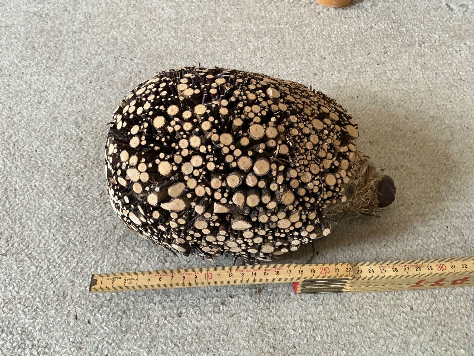 Tutte le decorazioni: Igel Dekoration Holz und Stroh Handgemacht – Usato da Jona venduto da Jancy60 1