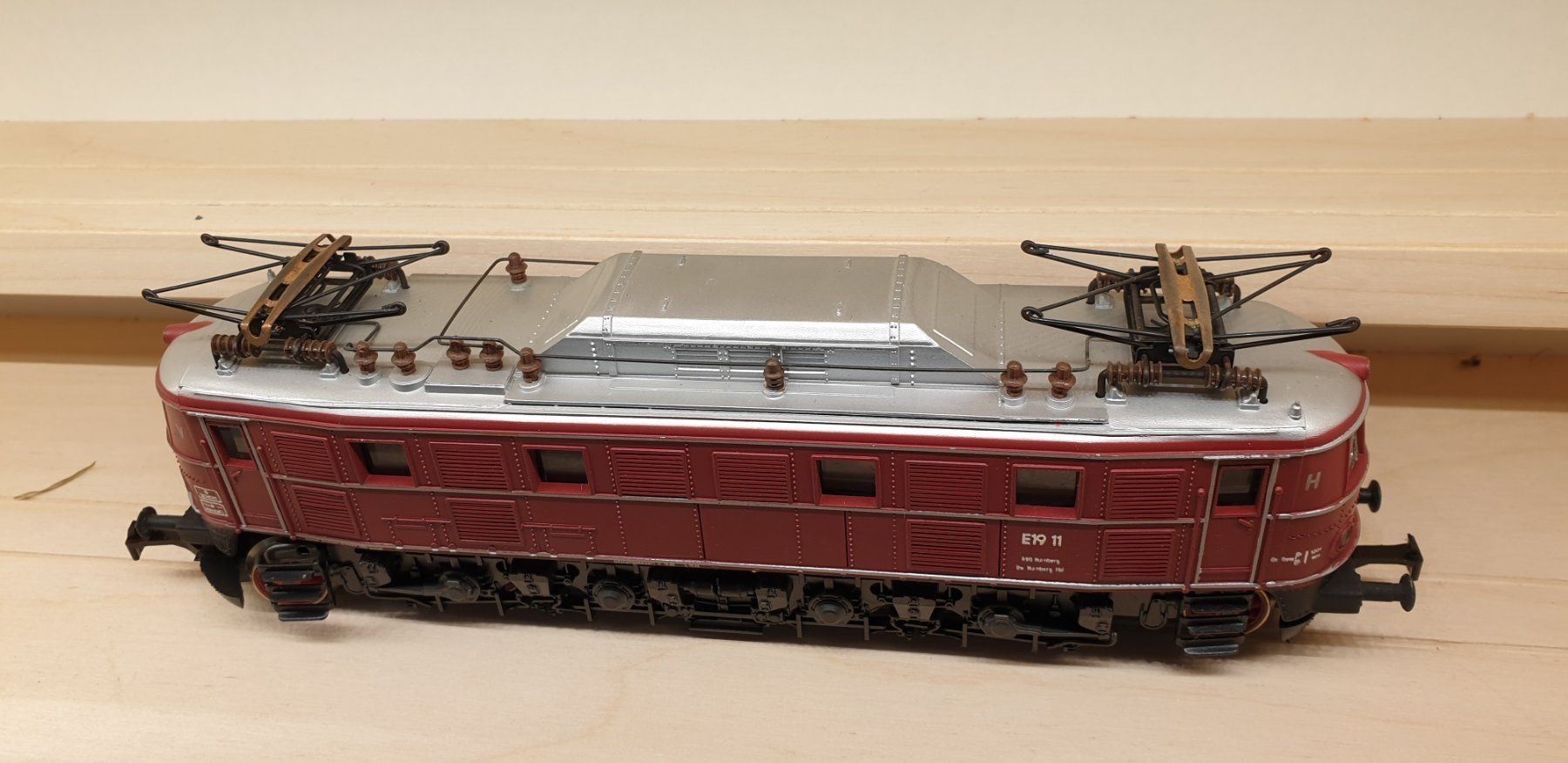 Rivarossi Modellini di ferrovie: Rivarossi DR E19-11 Wechselstrom 1098 H0/AC – Usato da Geroldswil venduto da TopTrain54 5