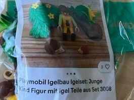 Playmobil Igelbau Set 3008 mit Figur und Zubehör gebraucht