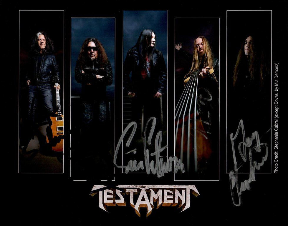 Autografi: TESTAMENT / TOP AUTOGRAMME – Usato da Egg b. Zürich venduto da Dbunny