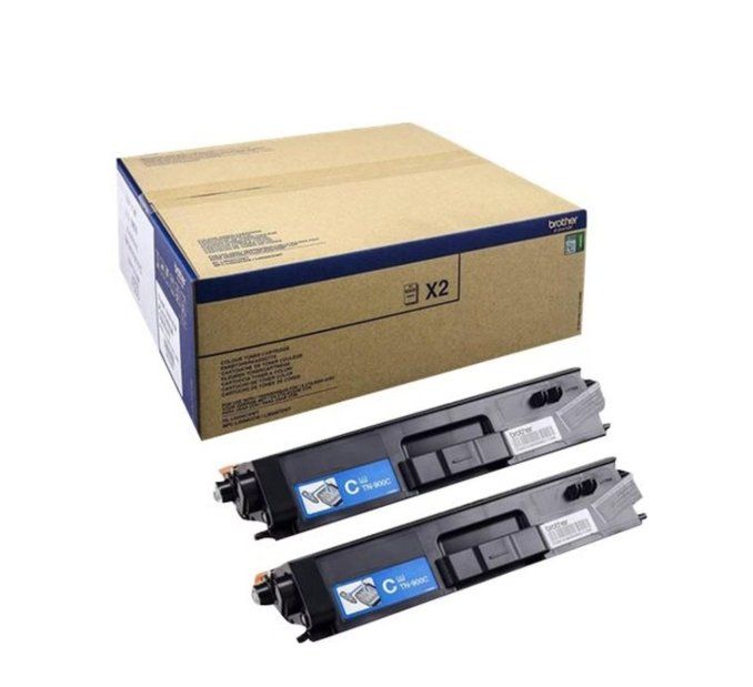 Brother Cartucce per stampanti & toner: Brother Tn-900c Doppelpack – Nuovo e nell'imballaggio originale da Basel venduto da tniederlaender 1