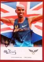 Mo Farah Autogramm signiert Foto 10x15cm