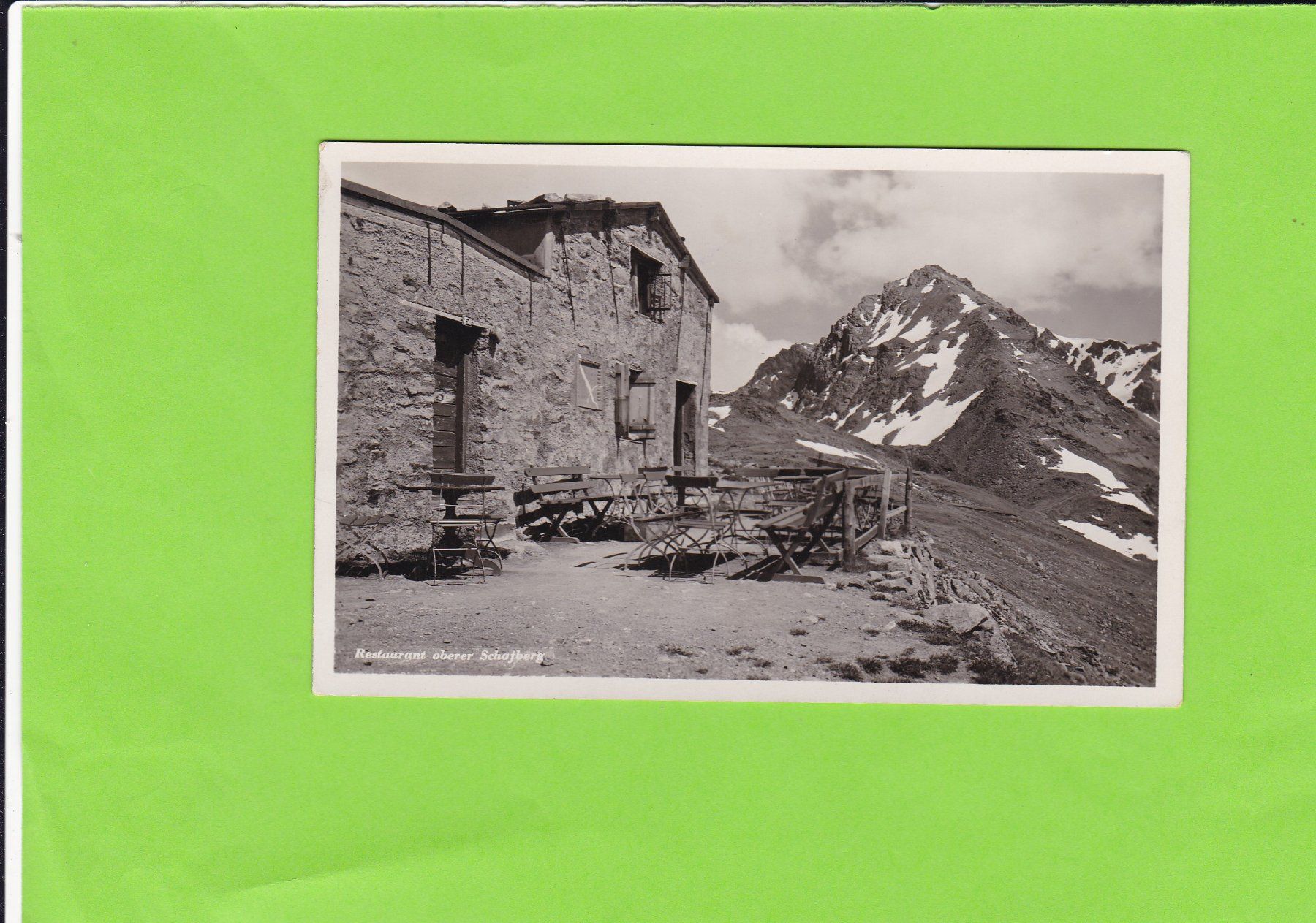 Cartoline postali: Restaurant oberer Schafberg – Usato da St. Peterzell venduto da neckertal