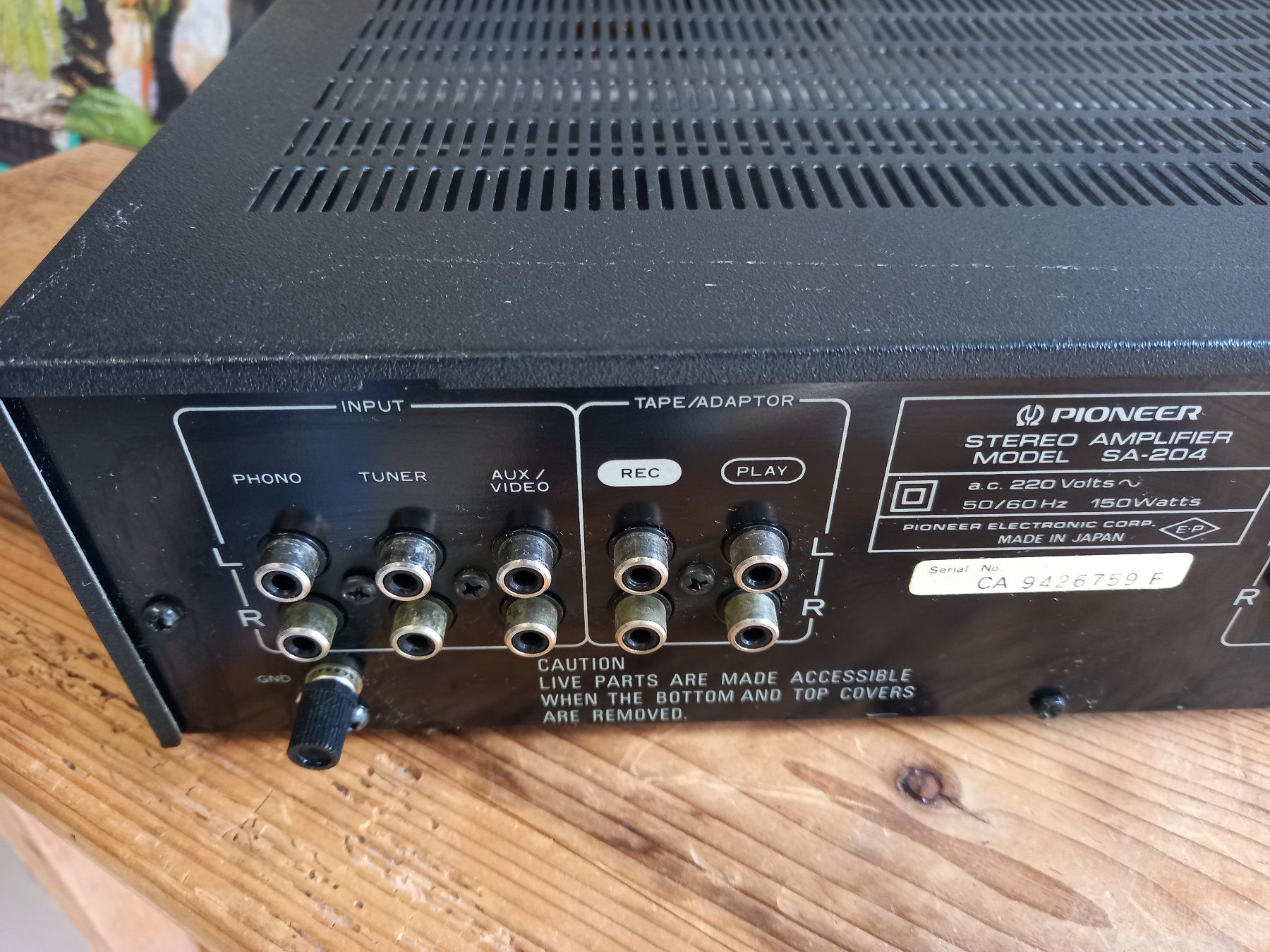 Technics Amplificatori: Pioneer Sa-204 Verstärker – Usato da Prez-vers-Siviriez venduto da Monija70 8