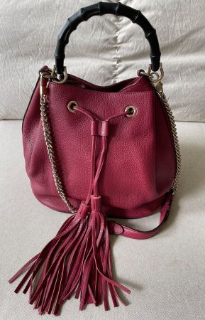 Sale! Gucci Miss Bamboo sac Bordeaux