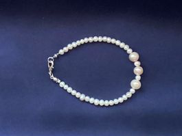 Süsswasserperlen Armband - klassisch + elegant