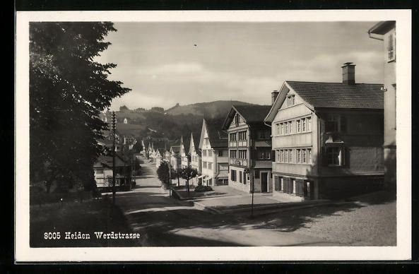 Cartes postales: AK Heiden, Blick in die Werdstrasse – D'occasion à Berlin par bartko-reher