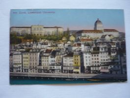Ansichtskarte Zürich Limmatquai Universität gebraucht