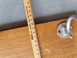 Garderobenleiste Holz mit 5 Haken gebraucht