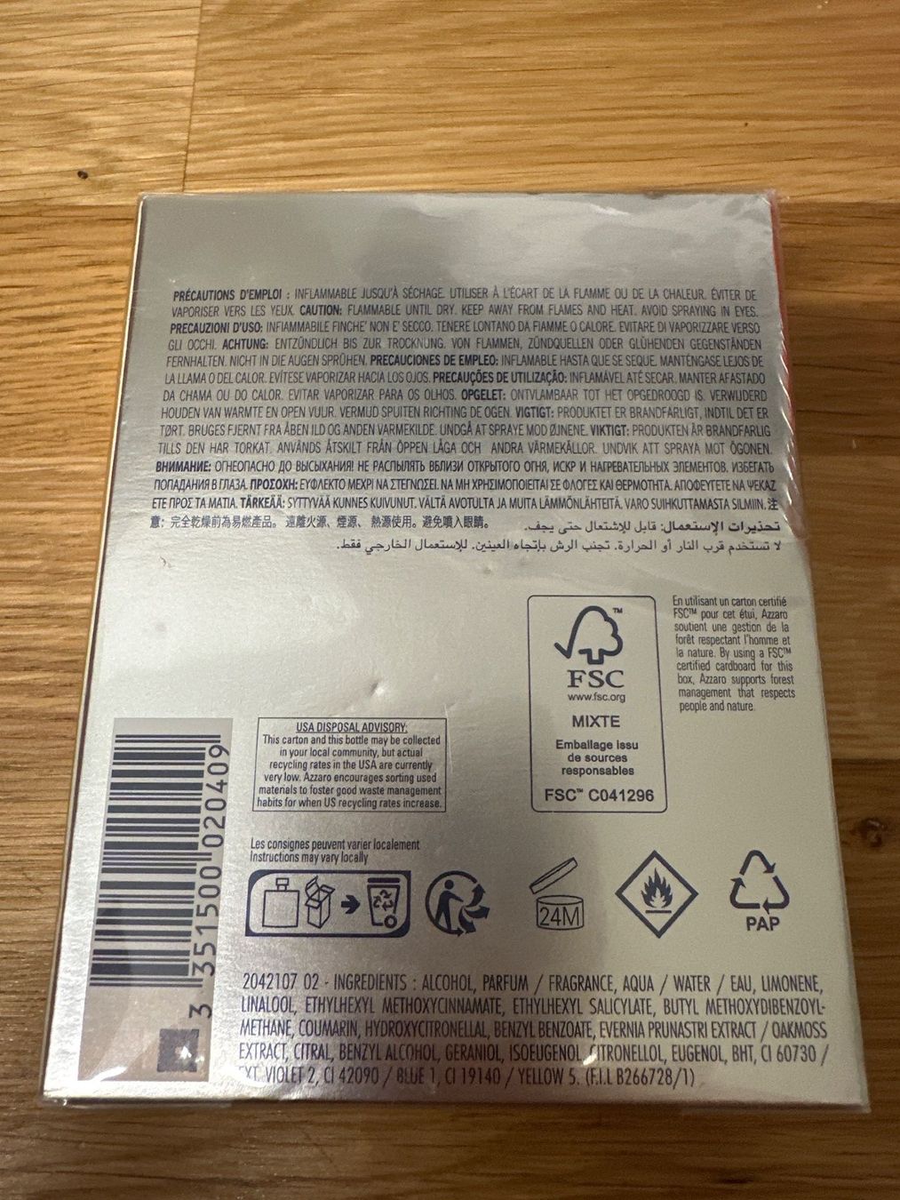 Azzaro Profumi & Eau de Toilette: Azzaro Chrome, Eau de Toilette (neu) – Nuovo e nell'imballaggio originale da Interlaken venduto da Stefano017 1