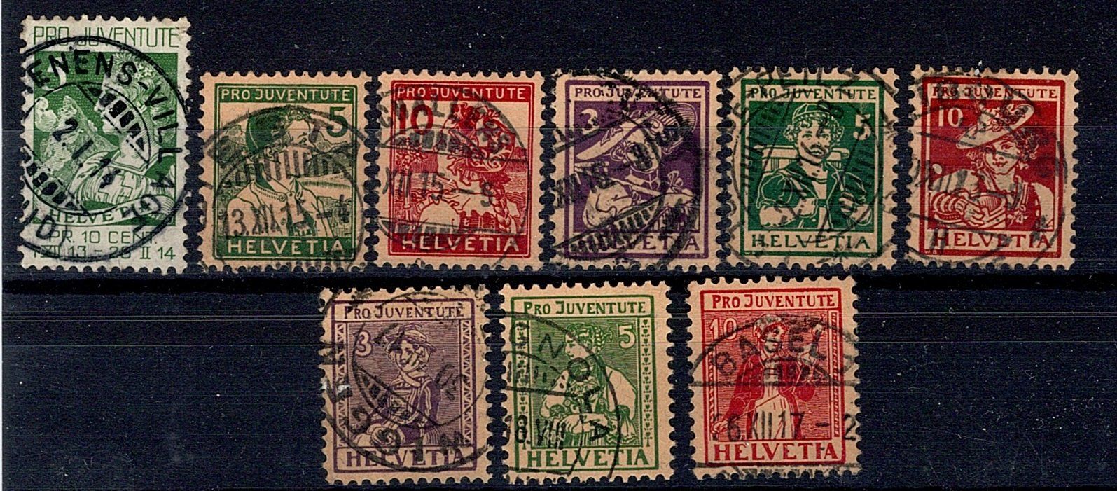 Alle Briefmarken: Pro Juventute (757) – Gebraucht aus Burgdorf von blinky01