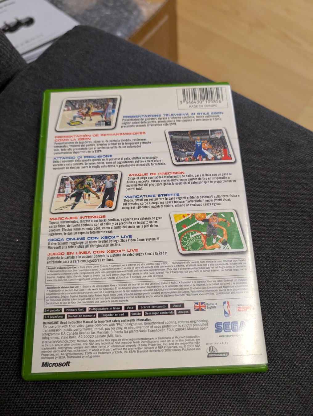 Giochi: NBA 2k3 Microsoft xbox – Usato da Giubiasco venduto da Ticinerd 1