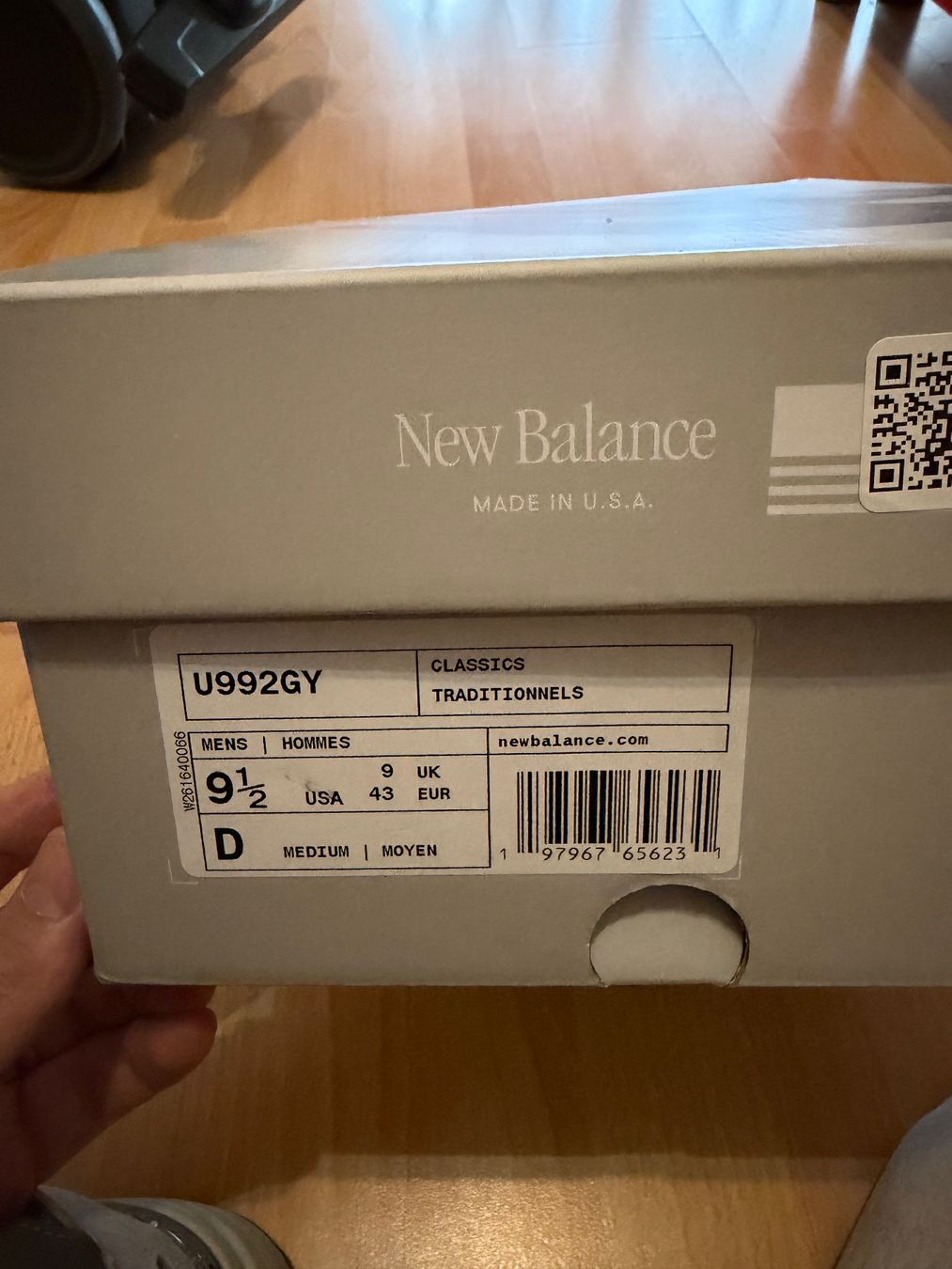 New Balance Herrenschuhe: New Balance 992 Grau - Gr. 43 – Neu und originalverpackt aus Aarwangen von Oberaargau_49 3