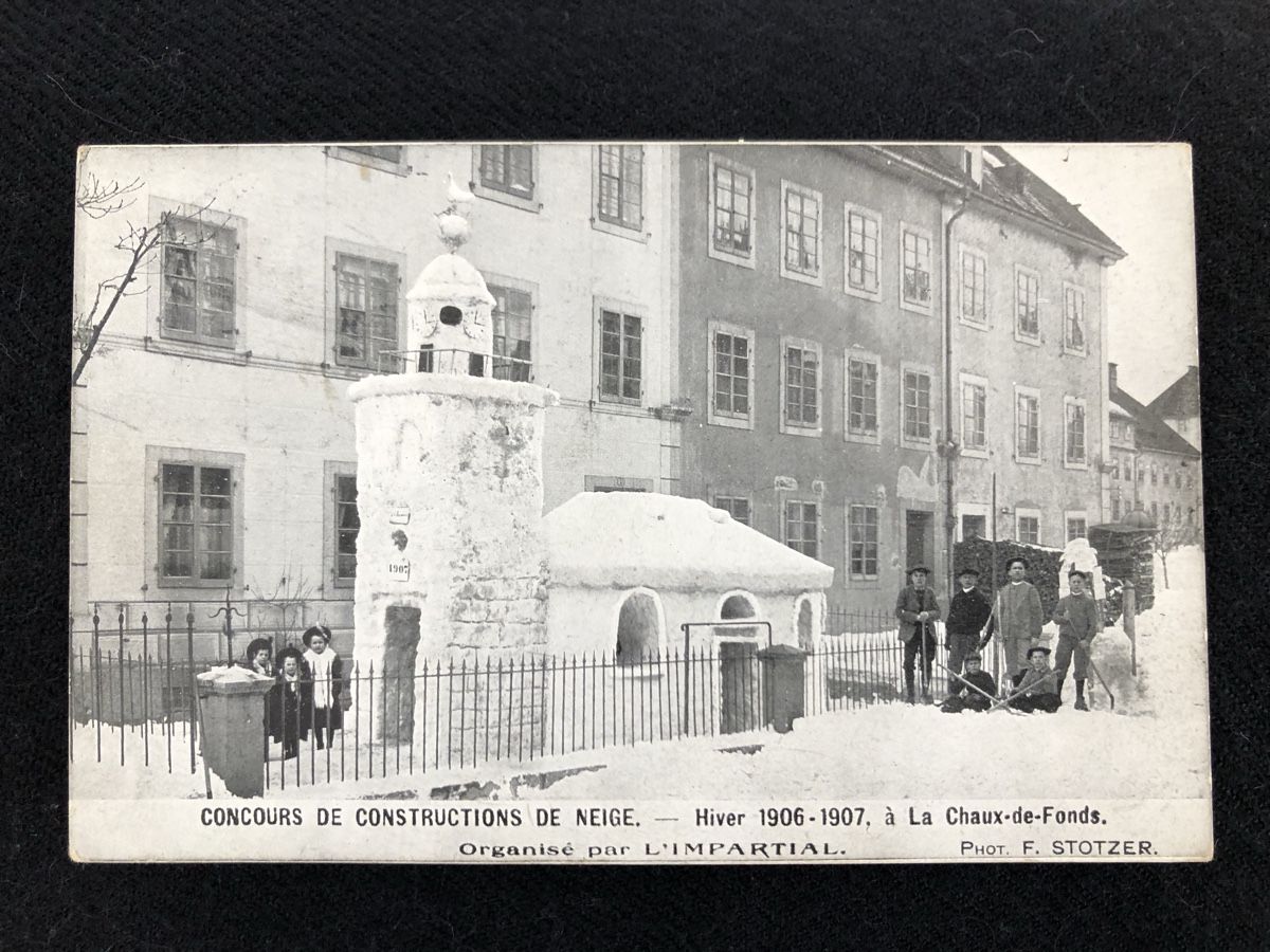 Cartoline postali: Ansichtskarte La Chaux-de-Fonds – Usato da Näfels venduto da fritzjk